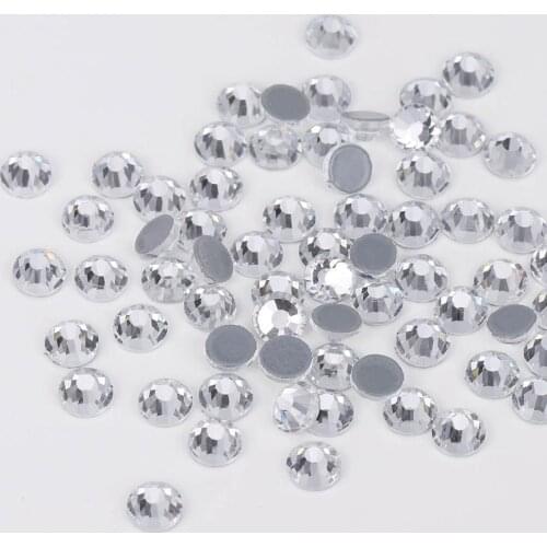 SS3-SS50 Hotfix Crystal Transparent Rhinestones Nail Art Flatback Rhinestones Crystals Stones For DIY jewelry Making Findings