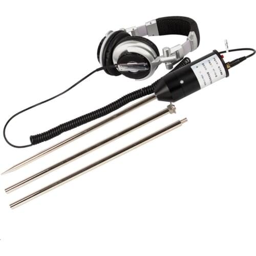 KT-100L Parcel Leak Test Instrument Underground Water Pipe Leakage Detector Hearing Stick With Filter Integration Circuit