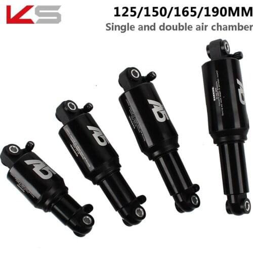 KS A5-RR1 Dual / Solo Air Rear Shock KS A5 RE double single air chamber pressure mountain rear shock absorber 125 150 165 190mm