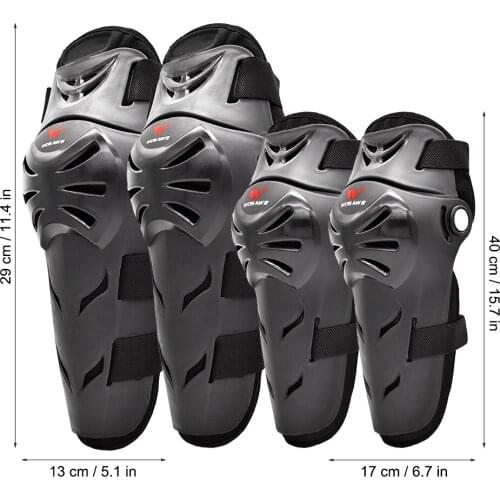 Motorcycle Knee Protector Elbow Support Drop Resistance Hard EVA Shell Shield Mtb Knee Guard Mountain Bike Riding Protection