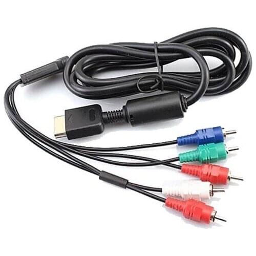 1.8m Multi Component AV Cable For PlayStation 2 For PlayStation 3 For PS3 For PS2 Game Cable Games Accessories