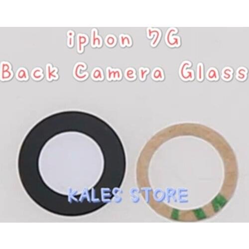 10 Sets for iPhon 7 Rear Back Camera Lens Glass Cover Replacement with Adhesive