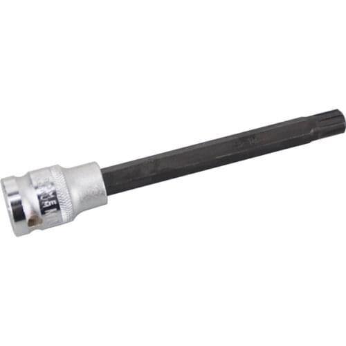 140mm 1/2" Drive M10 Cylinder Head Bolt Remover Tool T52 Polydrive Screwdriver Socket for Volkswagen Audi T10070