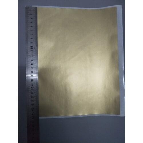 20 sheets 200x270mm golden SCRATCH OFF sticker large format for DIY