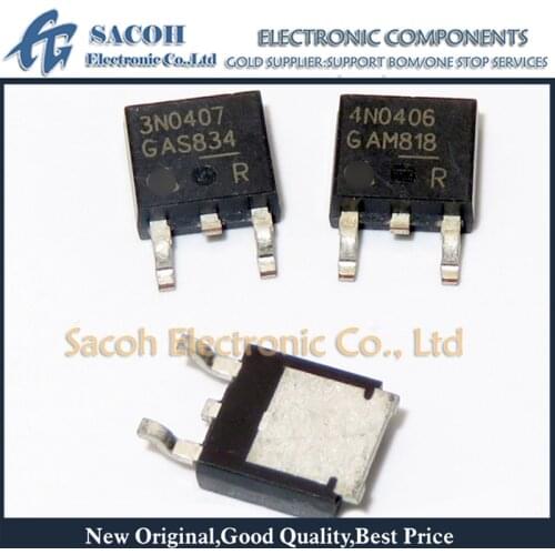 Free Shipping 10Pcs IPD70N04S3-07 or IPB70N04S3-07 or IPI70N04S3-07 or 3N0407 TO-252 80A 40V Power MOSFET