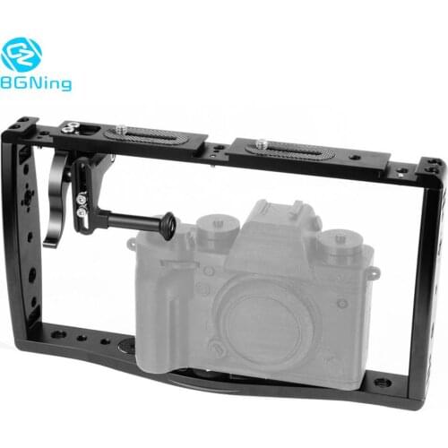 BGNing Handheld Bracket DSLR Camera Cage Rig Underwater Diving Tray Mount Filmmaking Phone Holder for GoPro 9 8 7 Action Camera