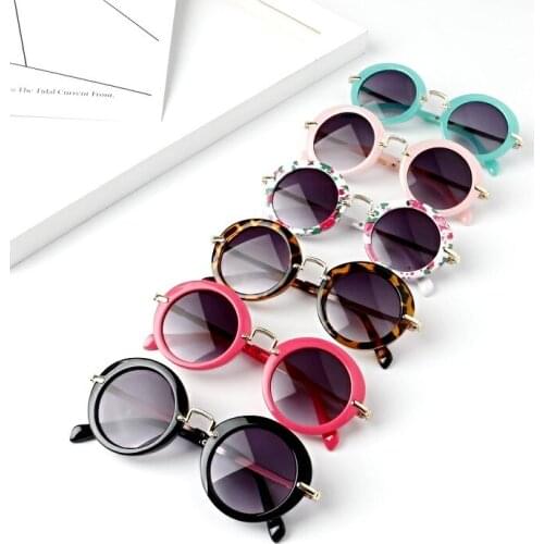 Children Sunglasses Round Baby glasses For Boys And Girls Kids Sunglasses Shades For Children Aviation Sunglasses UV400