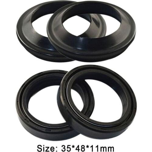 For SUZUKI RM XN D TURBO RM DR SF-SH-SJ-SK-SM-SN TS X 35X48X11 Motorcycle Dust Oil Front Fork Shock Absorber Oil Seals 35 48 11
