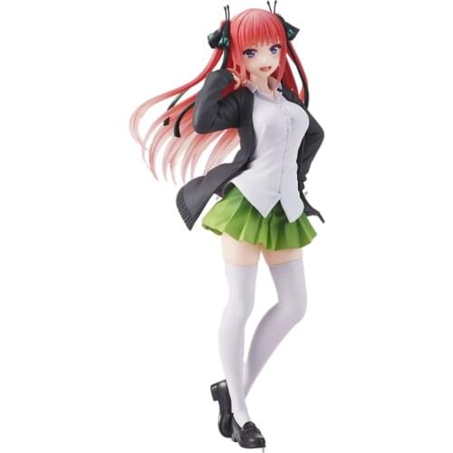 Pre-Sale The Quintessential Quintuplets Nakano Nino Uniform Anime Figure Hand-Made Pvc Model Decoration Doll Toys Collectibles
