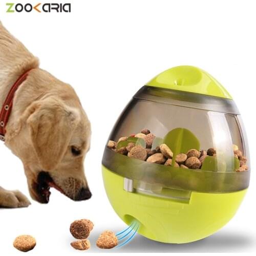 Interactive Cat Dog Pet Toy IQ Treat Ball Smarter Pet Toys Food Ball Food Dispenser for Cats Playing Training Balls Pet Supplies
