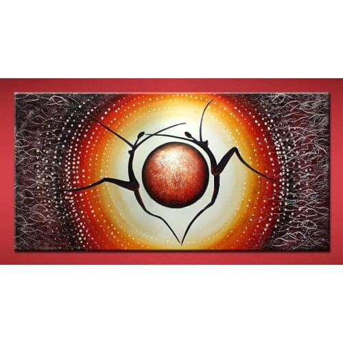 Handmade oil painting on canvas modern 100% Best Art White Figurative Oil Painting original FI-146