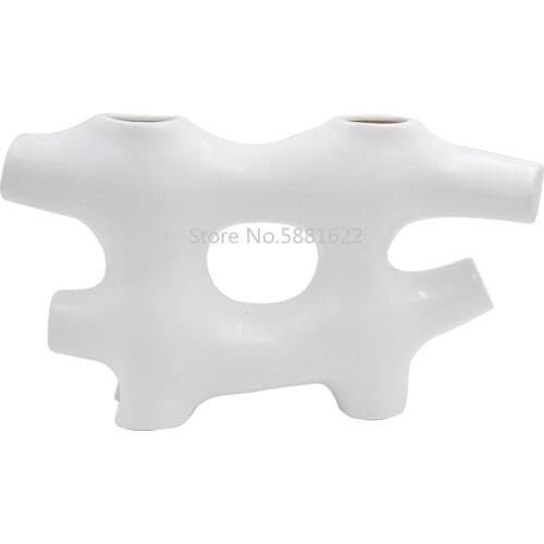 Ceramic Vase Modern Minimalist Nordic Style Hydroponic Flower Arrangement Desk Living Room Home Decoration