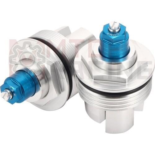 Preload Fork Caps For Yamaha YZF R1 2009 2010 2011 2012 2013 2014 14B-23111-00-00 Adjustable Fork Bolts Silver Blue