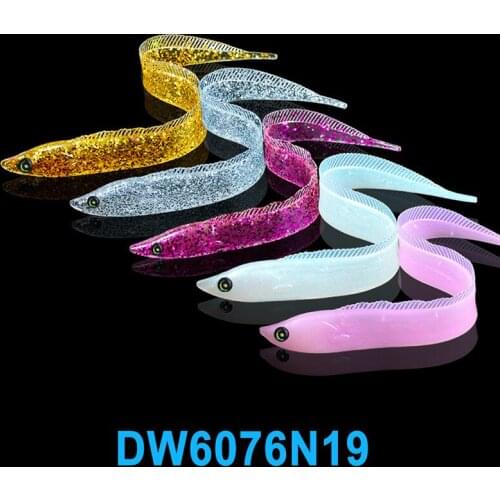 Fishing Baits PVC Hairtail Soft Swimbait Fish Hooks Lifelike Fish Lure 28CM/19.5G B2Cshop