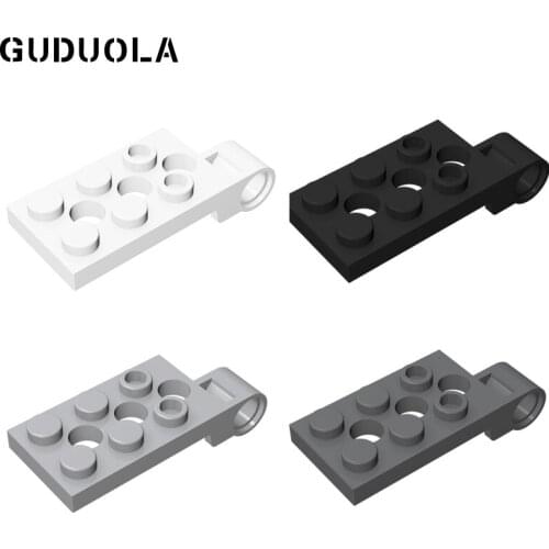 Guduola Special Brick 98286 Hinge Plate Top 2x4 with 6 Studs and 3 Pin Holes MOC Build Parts Education Toys DIY Toys 20pcs/LOT