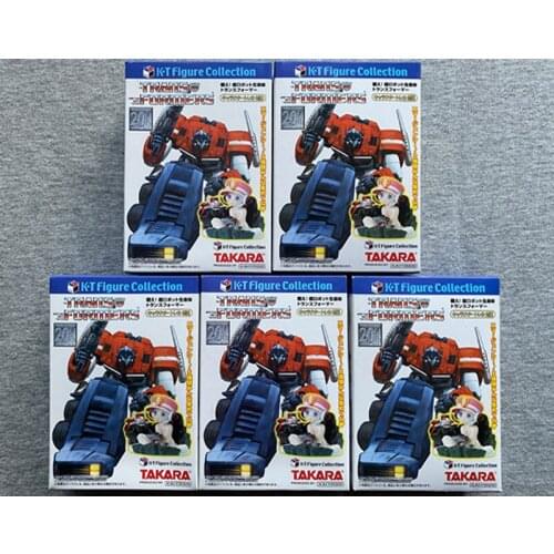 Tomy Transformers Robot Model Toys KT Figures Collection Cartoon Action Figure Optimus Prime Robot Toys with Cards for Kids Gift