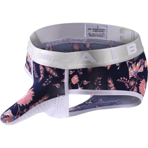 Men Bikini sexy mens briefs g-string Penis sheath jockstrap Nylon briefs Breathable mesh gay underwear plur size XXL