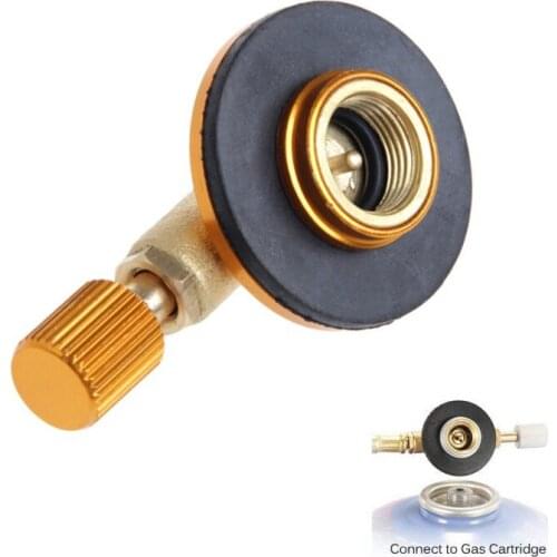 Outdoor Camping Gas Stove Safe Switching Charging Adapter Flat Tank Inflatable Valve Gas Liquefied Cylinder Control Valve