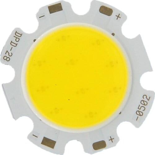 10PCS 12W 1200LM COB LED Light Source Rounded Chip On Board DC36-40V 3000K 4000K 6500K Bulb for LED House Lighting Lamp Bulb
