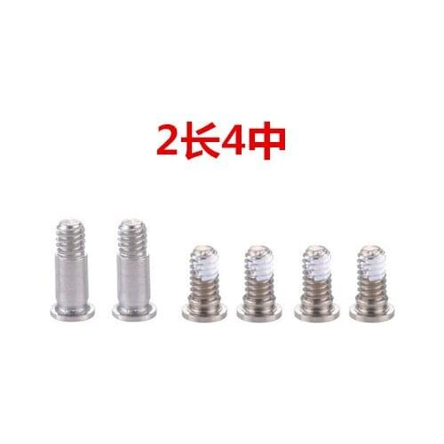 6pcs New For MacBook Pro A1706 A1707 A1708 Space Gray Color Bottom Case Screw Screws Set