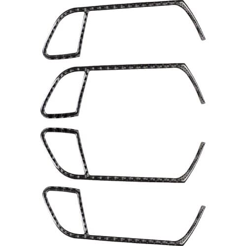 Door Interior Grab Handle Cover Frame Sticker Decor Trim for Audi A4 A5 B8