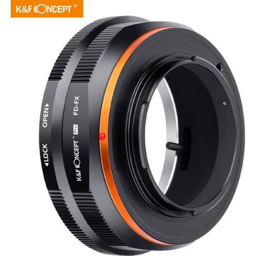 K&F Concept FD-FX High-precision Lens Adapter Ring Canon FD Lens to Fuji Camera Adapter Ring for Canon FD Lens to Fuji Camera