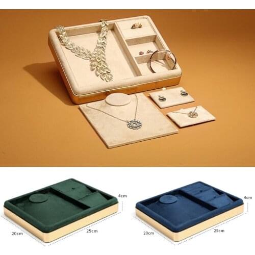 Jewelry Storage Box Organizer For Necklace Ring Accessory For Jewelry Shop Necklace Pendant Holder Display Stand