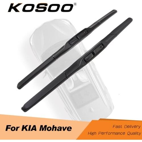 KOSOO For Kia Mohave 24"+20" 2009 2010 2011 2012 2013 2014 2015 2016 Auto Car Windscreen Wiper Blade Natural Rubber Accessories