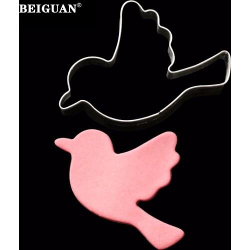 Peace dove bird cookie cutter christmas wedding birthday party cake tools