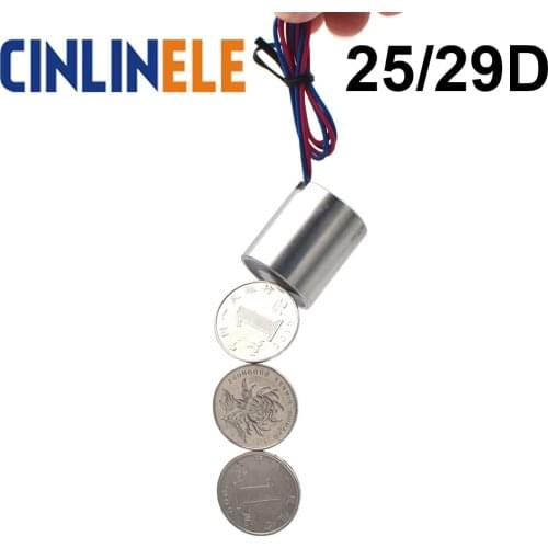 D25mm*H29mm 10KG 100N Current Degauss Electric Magnet Magnetic Solenoid Sucker Electromagnet DC 12V 24V Powerful Rare Earth