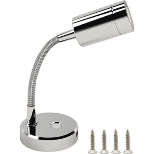Multifunctional LED Light 10-30VHousehold Bedroom Light Yach tInterior Boat Reading Light Rotatable Wall Lamp F19A