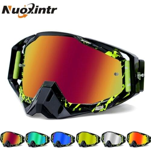 Nuoxintr ROAOPP Brand Motorcycle Goggles ATV Off-Road Helmet Ski Casque Motorcycle Glasses Racing Moto Bike Sunglasses