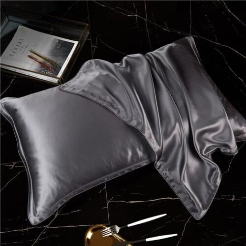 Pillow Case 100% pure Silk 48*74cm Pillow Cover Natural Skin-friendly Hot Sale Envelope Double sided