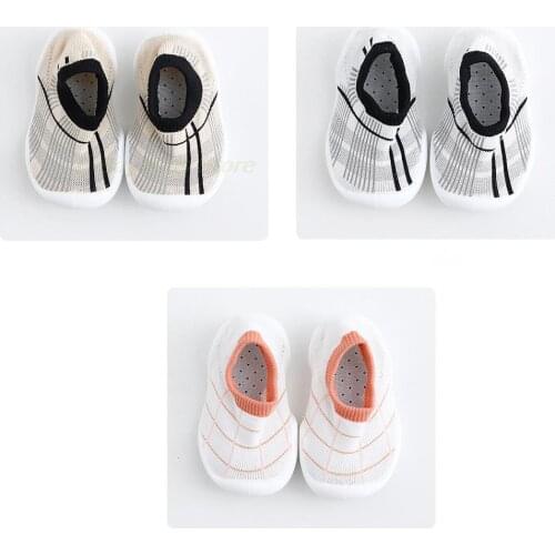 Socks Shoes with Comfortable Bottom for Toddler Knit Boots Infant Cozy Slippers Floor Shoes Anti-slip Newborn Unisex Walker Shoe