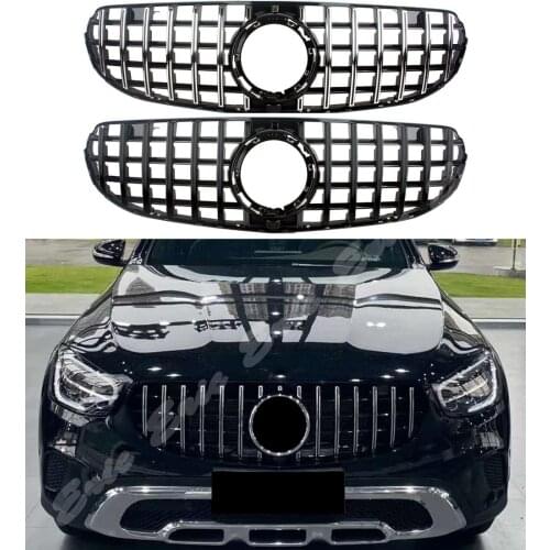 Car Front Racing Center Grille Facelift Uppeer Bumper Grill For Mercedes Benz X253 GLC Class 2020 2021 GTR General