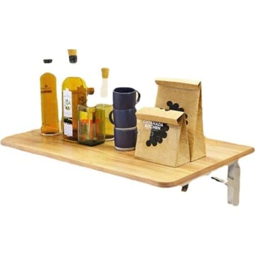 Hanging foldable shelf hole free wall table foldable wall hanging learning table kitchen