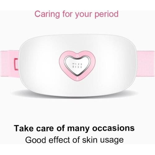 USB Heater Belt Waist Massager Device Dysmenorrhea Pain Relief Body Massage Device Menstrual Analgesic Machine Lady Health Care