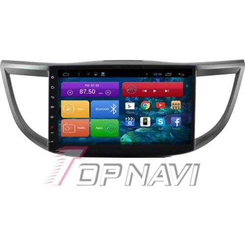 Topnavi Quad Core Android 6.0 Car GPS Navigation for CRV 2012 2013 2014 Autoradio Multimedia Audio Stereo,NO DVD