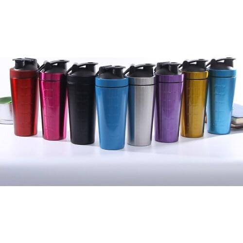Yooap new 304 single layer stainless steel protein powder shake cup milkshake cup 32oz fitness sports cup