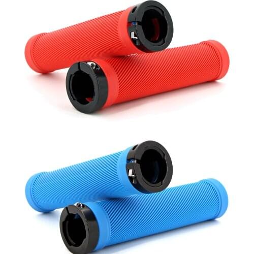 1 Pair Bike Grips MTB Handlebar Grips Soft Rubber Anti-slip Bicycle Handle Grip Parst Accessories