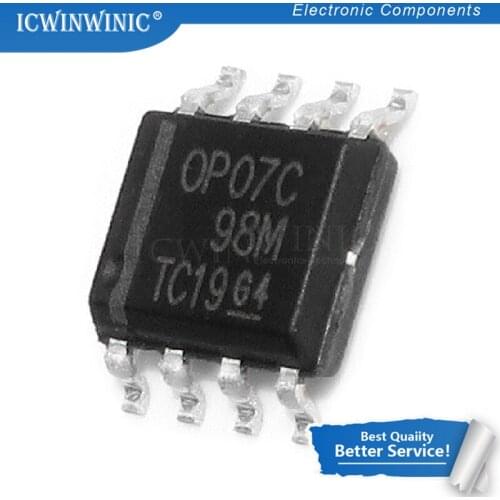 10piece OP07CDR SOP8 OP07C SOP OP07 SMD General operational amplifier New original In Stock