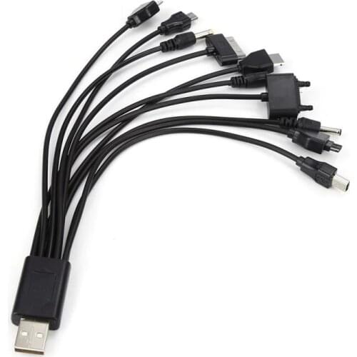 10 in 1 Multi Charging Cable Plug USB Charger Charging Cable For Mobile Phone IN STOCK