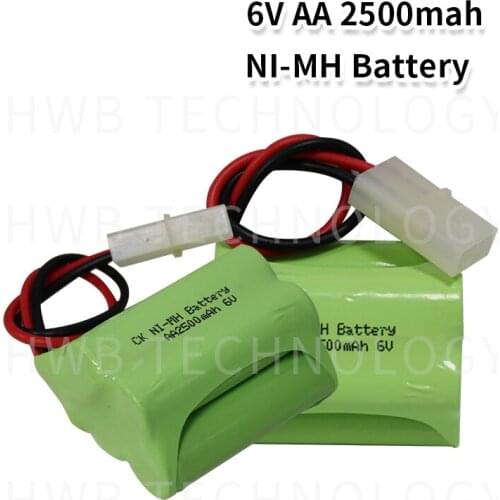 2 PCS/lot KX Original New 6V AA 1800mAh Ni-Mh Rechargeable Battery Pack With Plug 3+2 Free Shipping