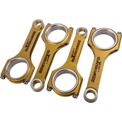 4x Titanizing Conrods Connecting Rods For Volkswagen for Audi 1.4 TSI/TFSI EA211 Engine ARP2000 Bolts A4 B9 Conrods