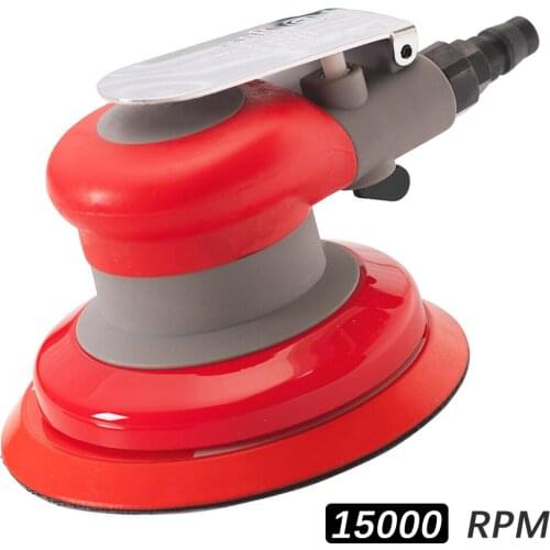5 Inch Random Orbital Polisher 15000RPM High Speed Pneumatic Orbital Sander Car Paint Air Sanding Tools