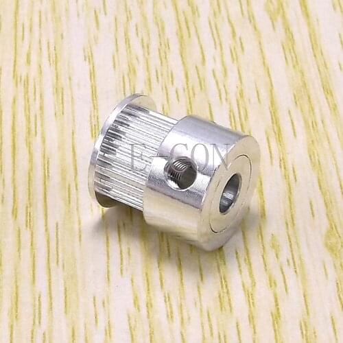 5pcs GT2 Timing Pulley Alumium 15 Teeth Bore 5mm Teeth width 7mm for Width 6mm GT2 Timing Belt and 3D Printer Stepper Motor