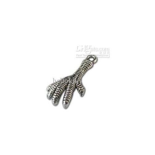 600pcs Tibetan silver paw charm A11239