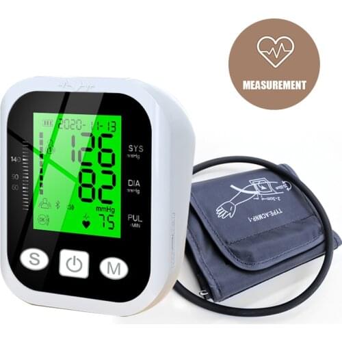 1 Piece Arm Automatical Sphygmomanometer Testing Meter Blood Pressure Monitor Electric Family Doctor Home Use Medical Machine