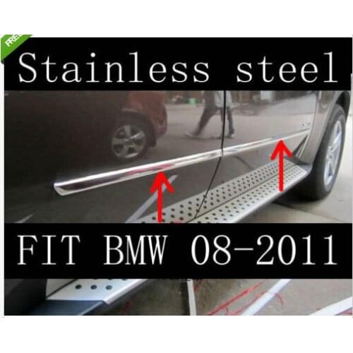 Stainless steel DOOR SIDE COVER TRIM for x5 e70 2008 -2013 2012 2011 2010