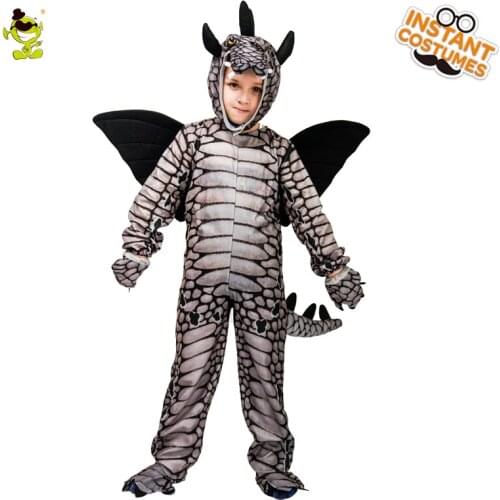 Child Boy Dinosaur Stegosaurus Costume Fancy Dress Cute Dinosaur Jumpsuit Role Play Halloween Party